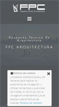 Mobile Screenshot of fpcarquitectura.com